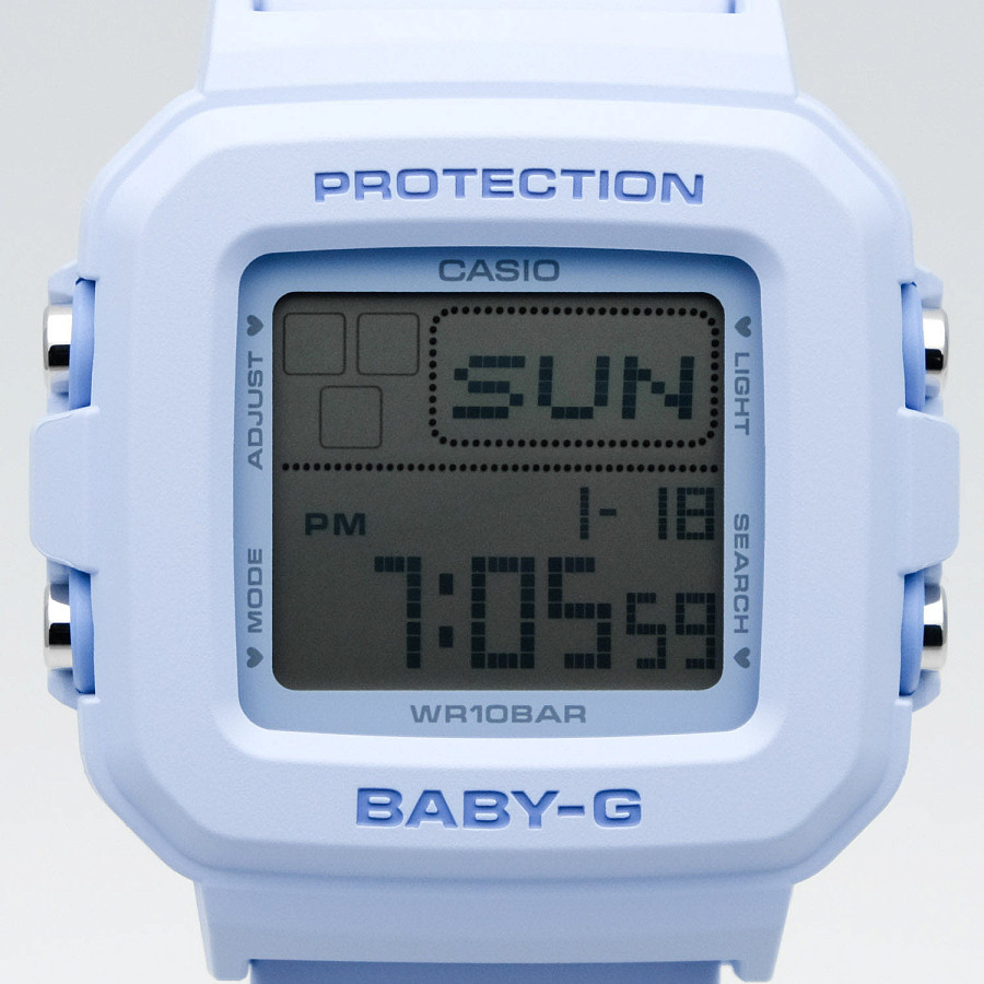 Часы Casio Baby-G BGD-10KH-2B — электронные, пластик