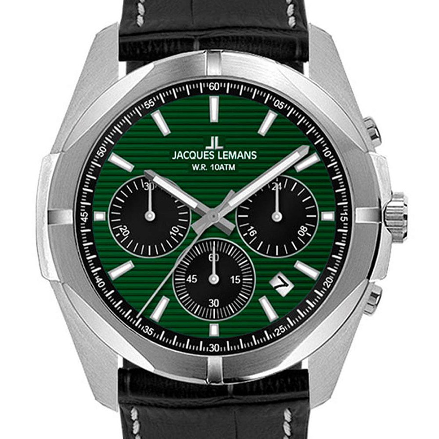 Часы Jacques Lemans 1-2180F — кварцевые, сталь металл