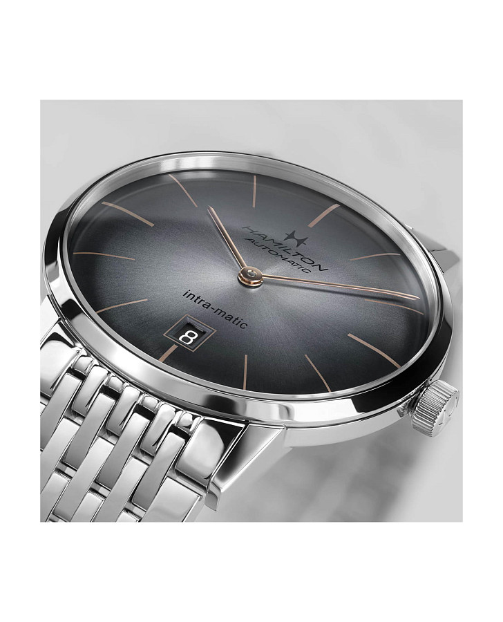 Часы Hamilton American Classic Intra-Matic Auto H38755181 — нержавеющая сталь, мужские