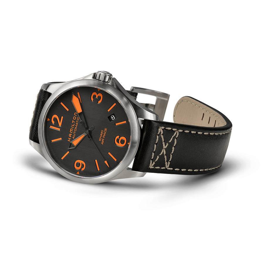 Часы Hamilton Khaki Aviation Air Race Auto H76235731 — механические, сталь