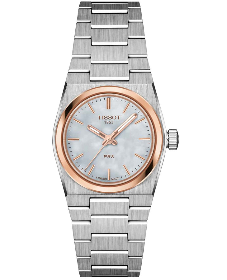 Часы Tissot PRX 25 mm T137.010.21.111.00 — женские, серебристый
