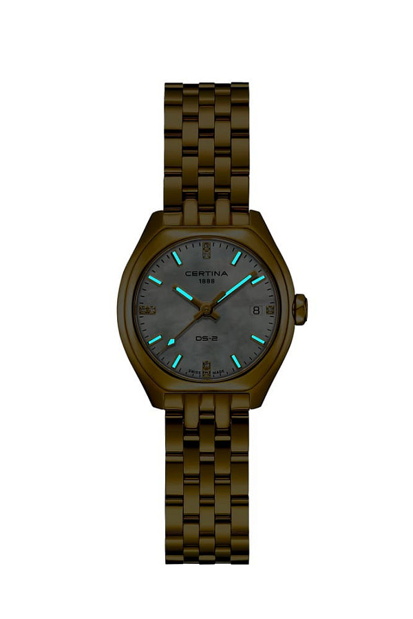 Часы Certina DS-2 Lady C049.210.33.116.00 — кварцевые, сталь металл