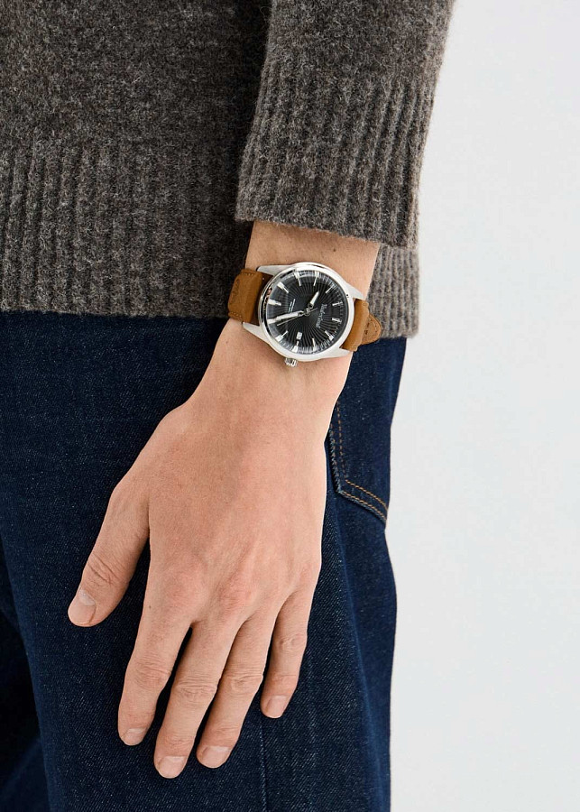 Часы Timberland Birch Road TDWGB0083101 — черный, металл сталь