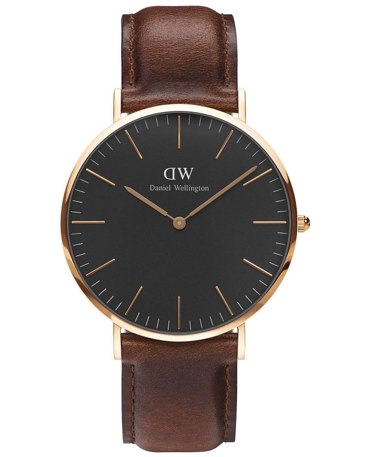 Часы Daniel Wellington Classic Black St Mawes DW00100124 — мужские, черный