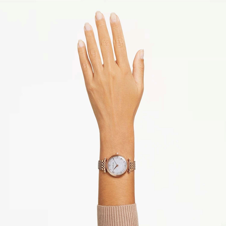 Часы Swarovski Crystalline Wonder 5656911 — кварцевые, металл сталь