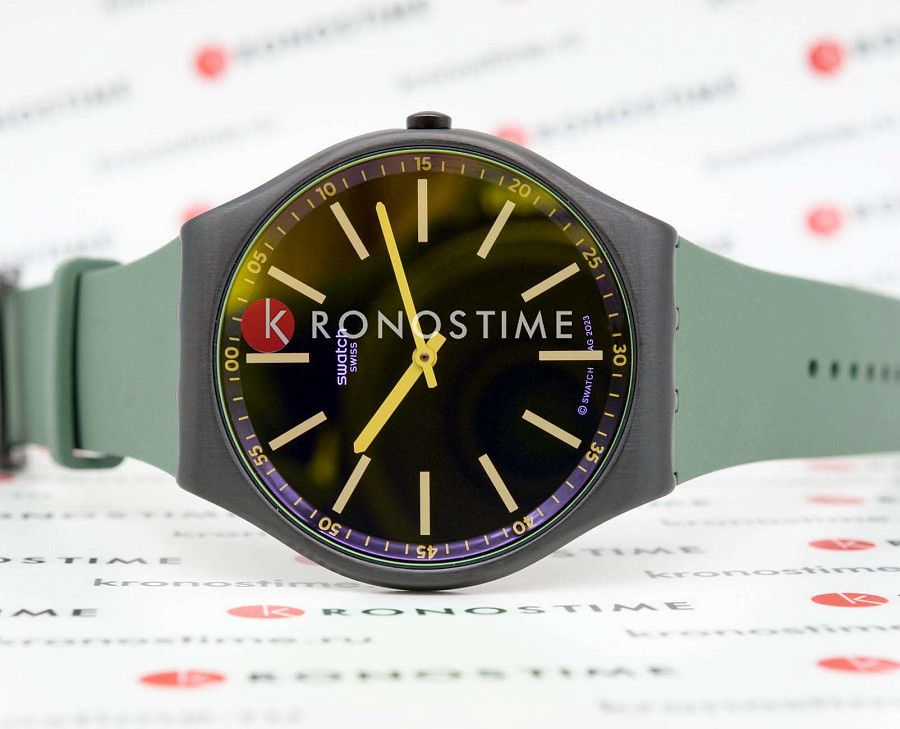 Часы Swatch Skin Irony 42 SS07B112 — кварцевые, сталь металл