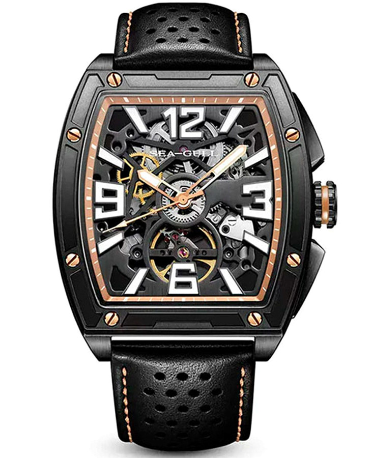 Часы Seagull Boundary 849.87.6166HK — мужские, черный