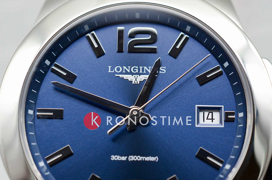 Часы Longines Conquest L3.377.4.96.6 — нержавеющая сталь, женские
