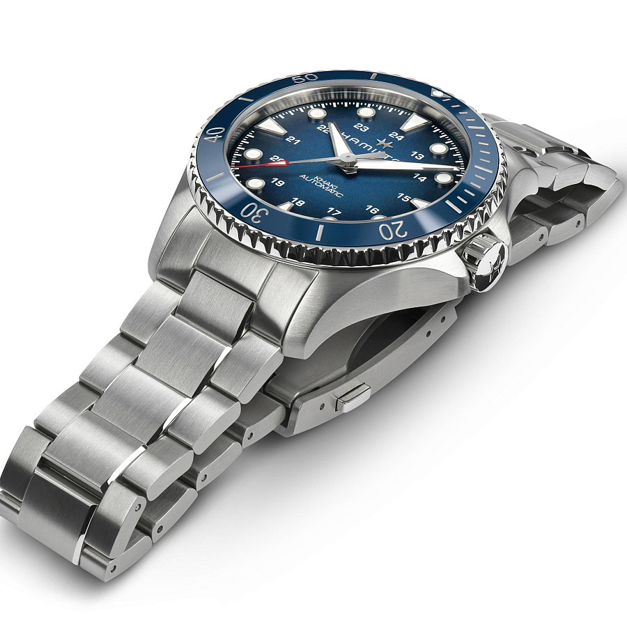 Часы Hamilton Khaki Navy Scuba Automatic H82505140 — мужские, нержавеющая сталь