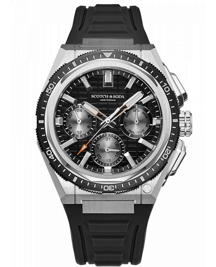 Часы Scotch&Soda SSM.100B — мужские, черный