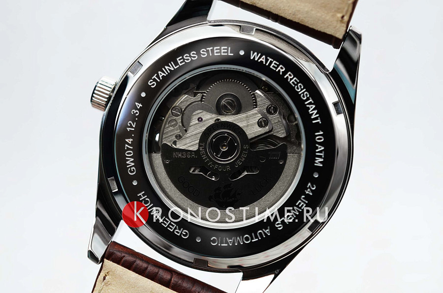 Часы Greenwich Good Luck Classic GW 074.12.34 — кожаный, мужские