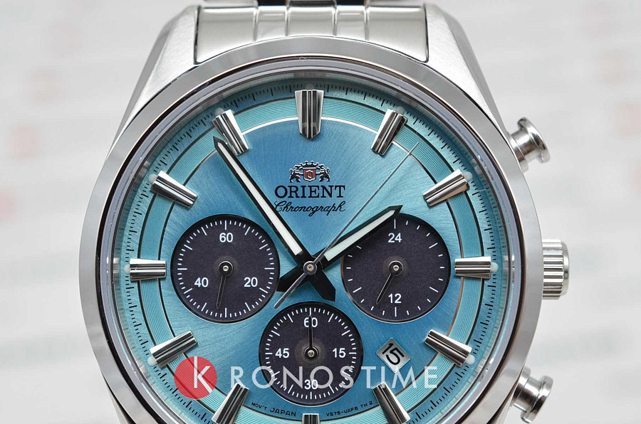 Часы Orient Chronograph RA-TX0304L (RN-TX0304L) — сталь металл, Япония