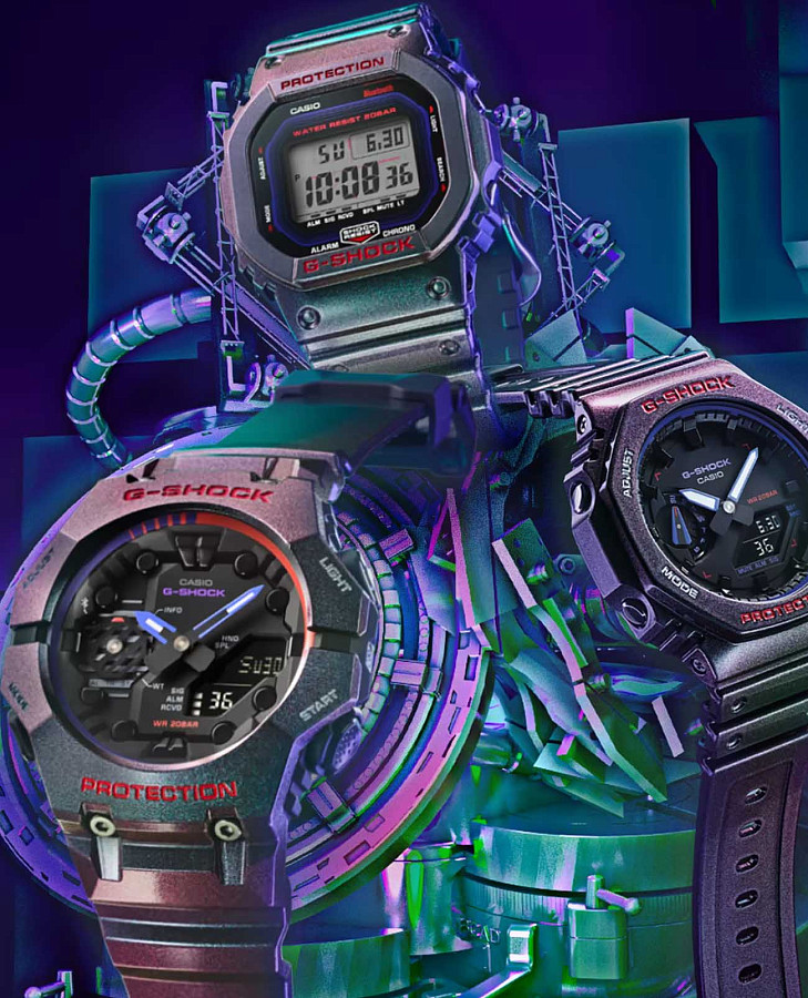 Часы Casio G-Shock GA-2100AH-6ADR (GA-2100AH-6A) — карбон пластик, пластик