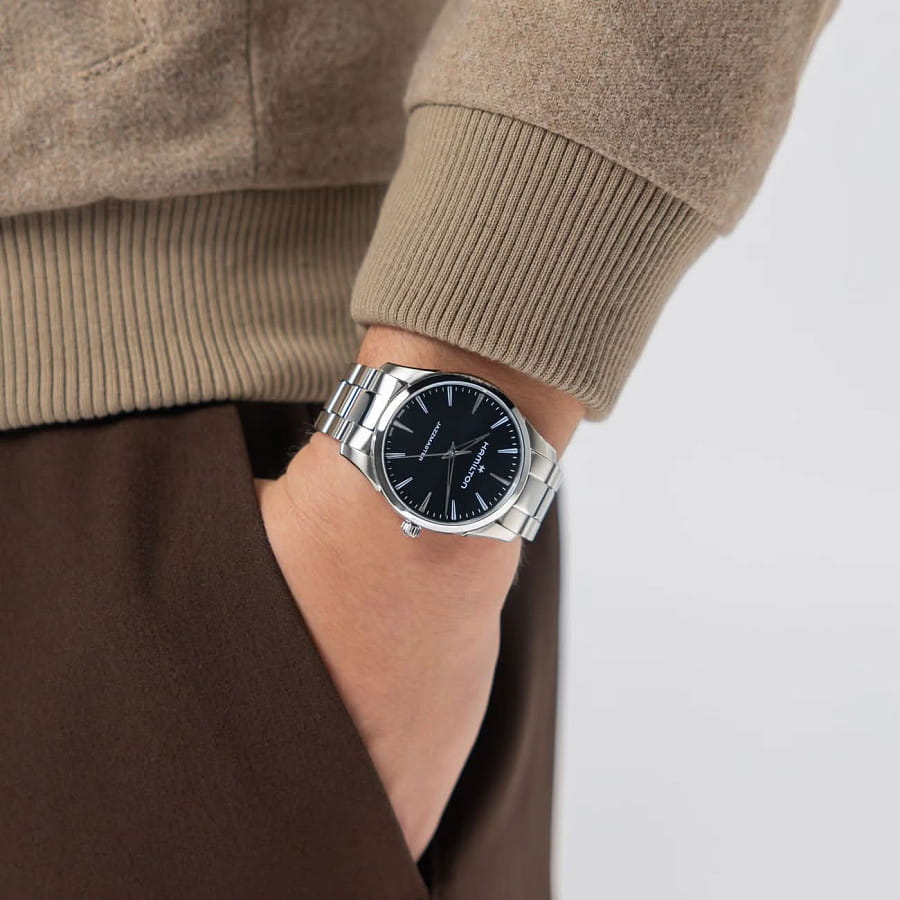 Часы Hamilton Jazzmaster Quartz 40mm H32461131 — нержавеющая сталь, мужские