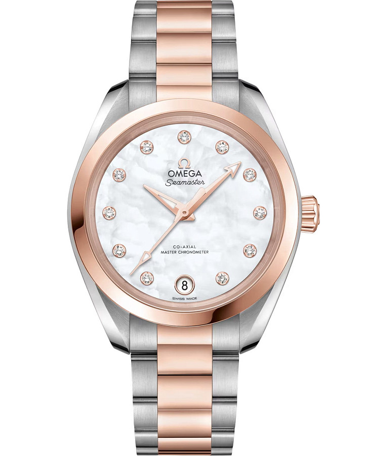Часы Omega Seamaster Aqua Terra 220.20.34.20.55.001 — женские, белый