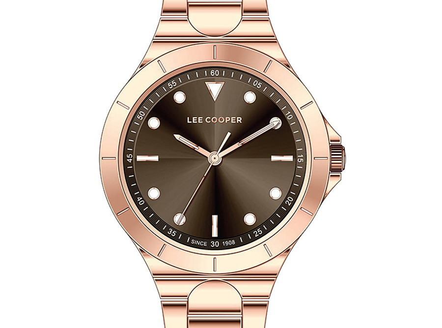 Часы Lee Cooper LC07999.440 — кварцевые, металл сталь