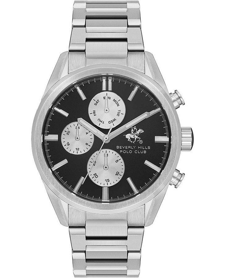 Часы Beverly Hills Polo Club Quartz BP3633X.360 — мужские, черный