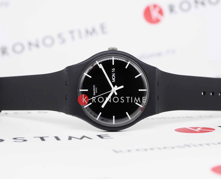 Часы Swatch New Gent Biosourced SO29B704 — кварцевые, пластик