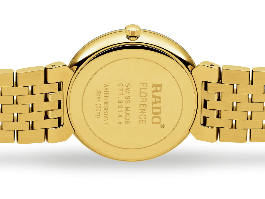Часы Rado Florence Classic Diamonds R48914703 — черный, металл сталь