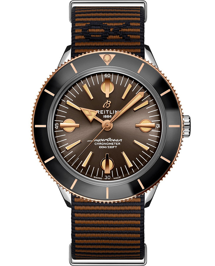 Часы Breitling Superocean Heritage '57 Outerknown Limited Edition U103701A1Q1W1 — мужские, коричневый