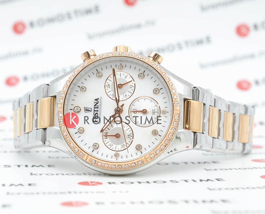 Часы Festina Boyfriend F20403/1 — кварцевые, металл сталь