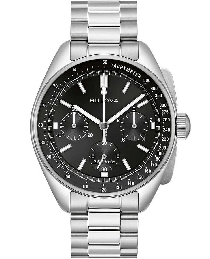 Часы Bulova Lunar Pilot Chronograph 96K111 — мужские, черный