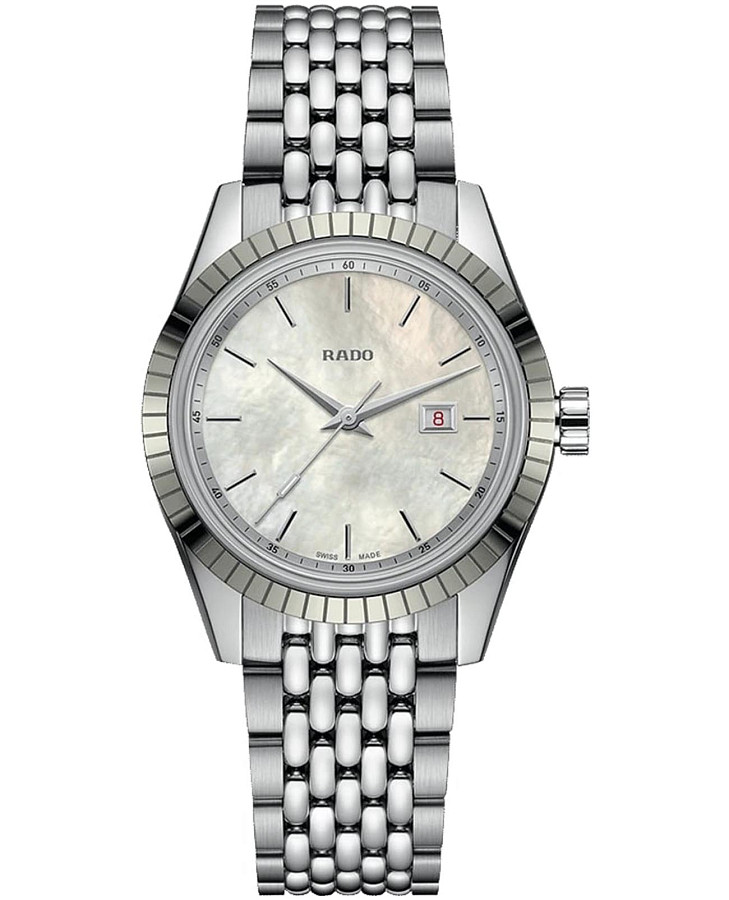 Часы Rado HyperChrome Classic Diamonds R33104918 — женские, перламутровый