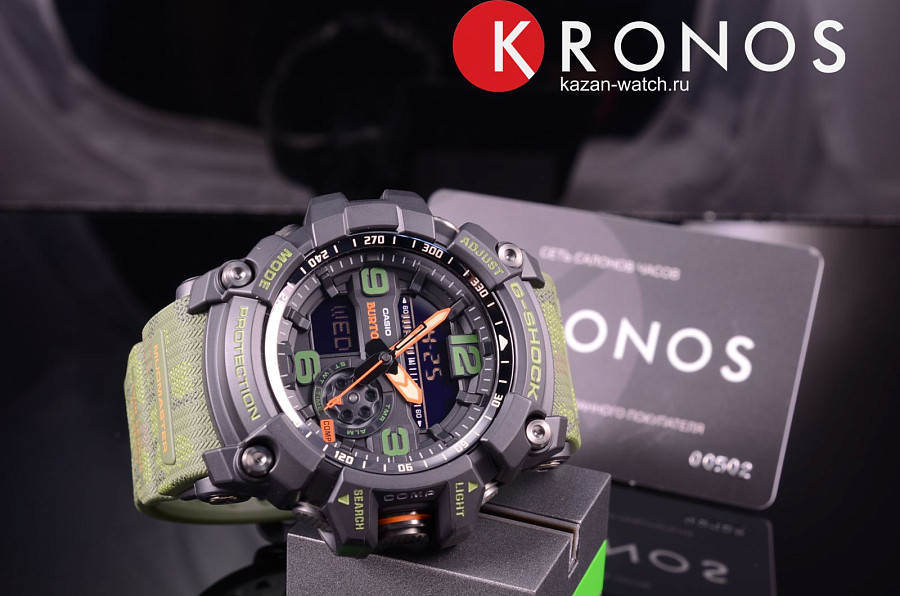 Часы Casio G-Shock GG-1000BTN-1A — электронные, пластик