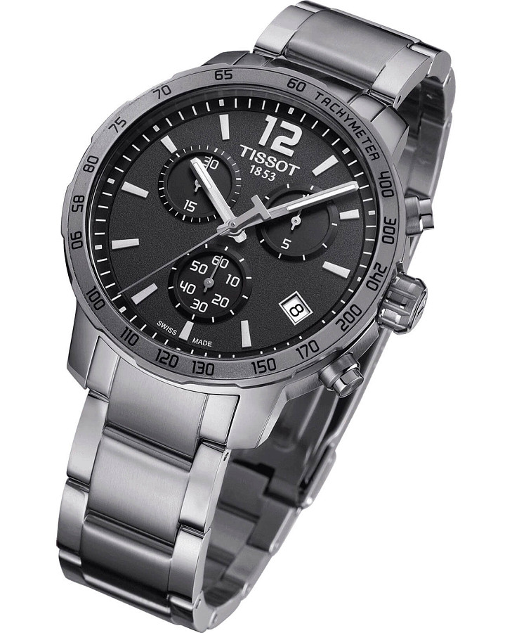 Часы Tissot T-Sport Quickster T095.417.11.067.00 — сталь металл, Швейцария