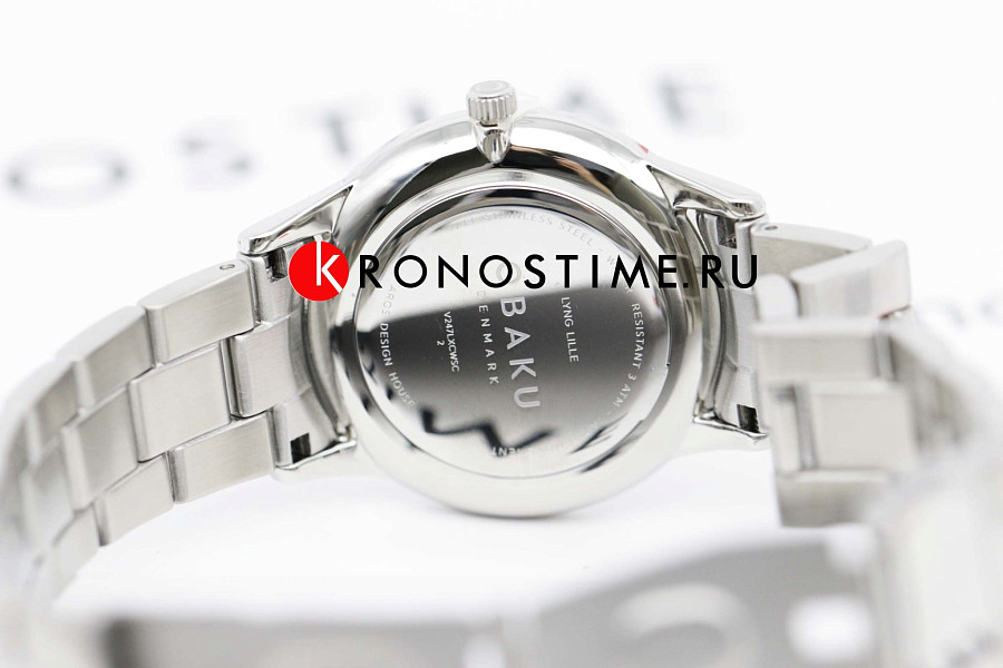 Часы Obaku Links V247LXCWSC — сталь металл, Дания