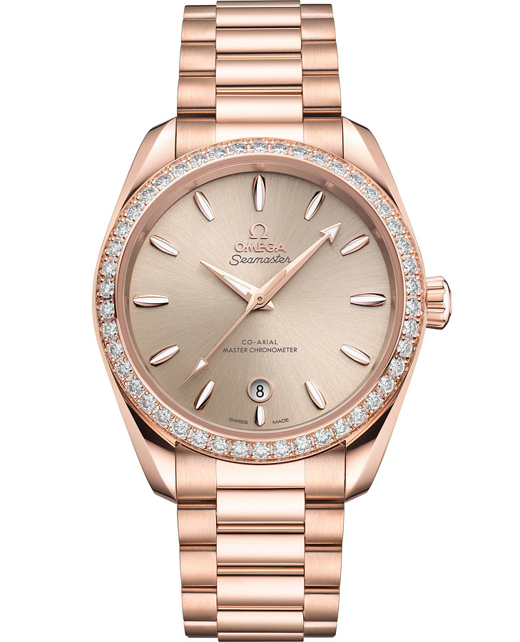 Часы Omega Seamaster Aqua Terra 220.55.38.20.09.001 — женские, золотой