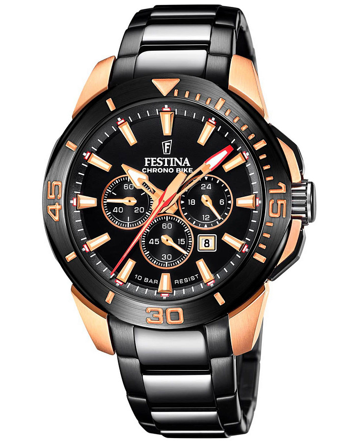 Часы Festina Chrono Bike F20645/1 — мужские, черный