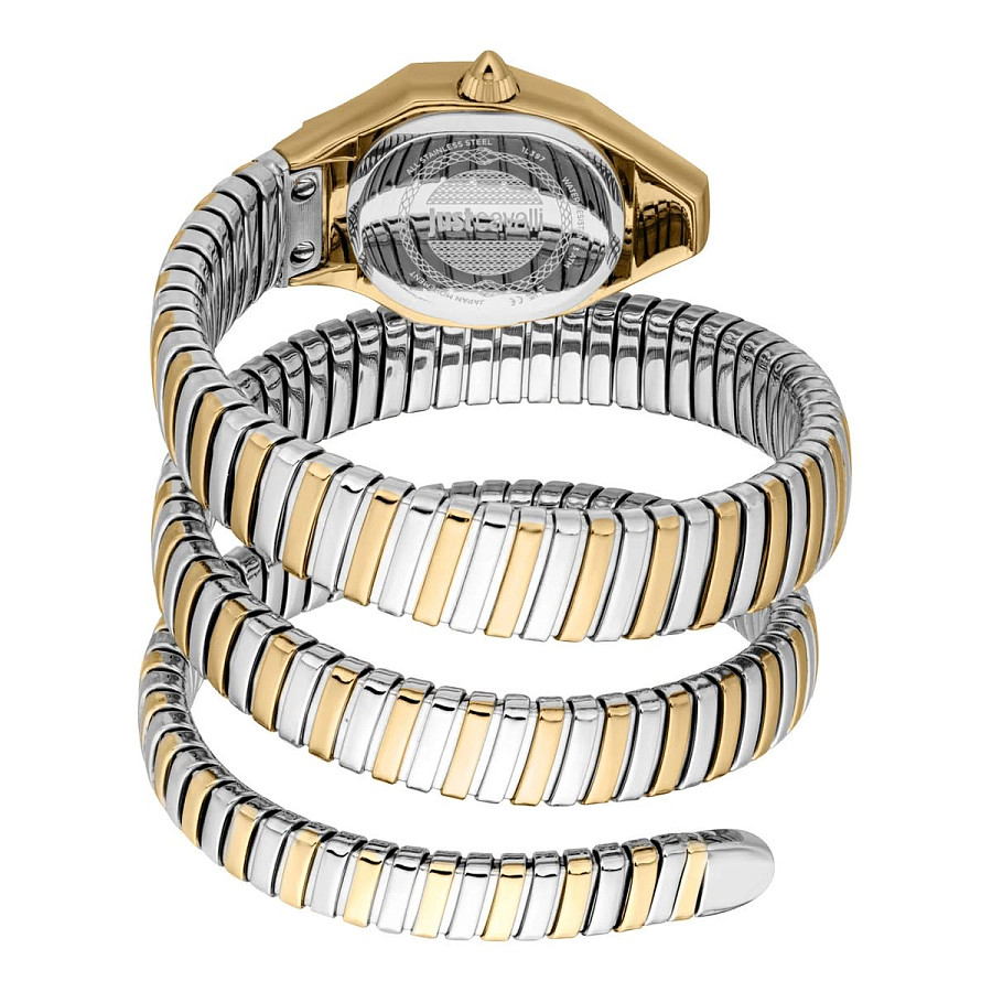 Часы Just Cavalli Signature Snake Lunara JC1L397M0065 — кварцевые, сталь металл