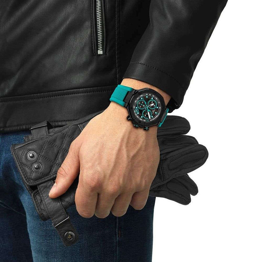 Часы Tissot T-Race MotoGP Quartz Chronograph T141.417.37.051.01 — кварцевые, Швейцария, мужские
