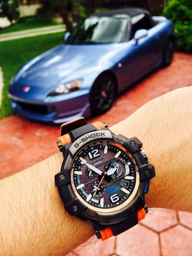 Часы Casio G-Shock GPW-1000-4A — пластик, мужские