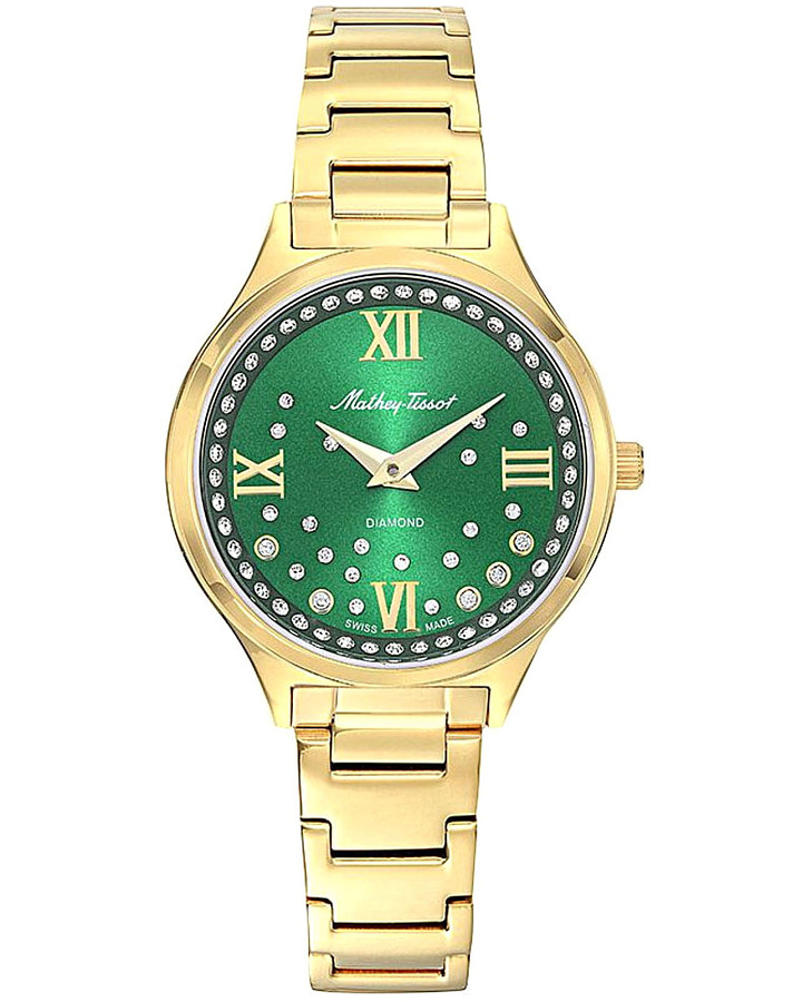 Часы Mathey-Tissot Nicole D985SPYV — женские, зеленый