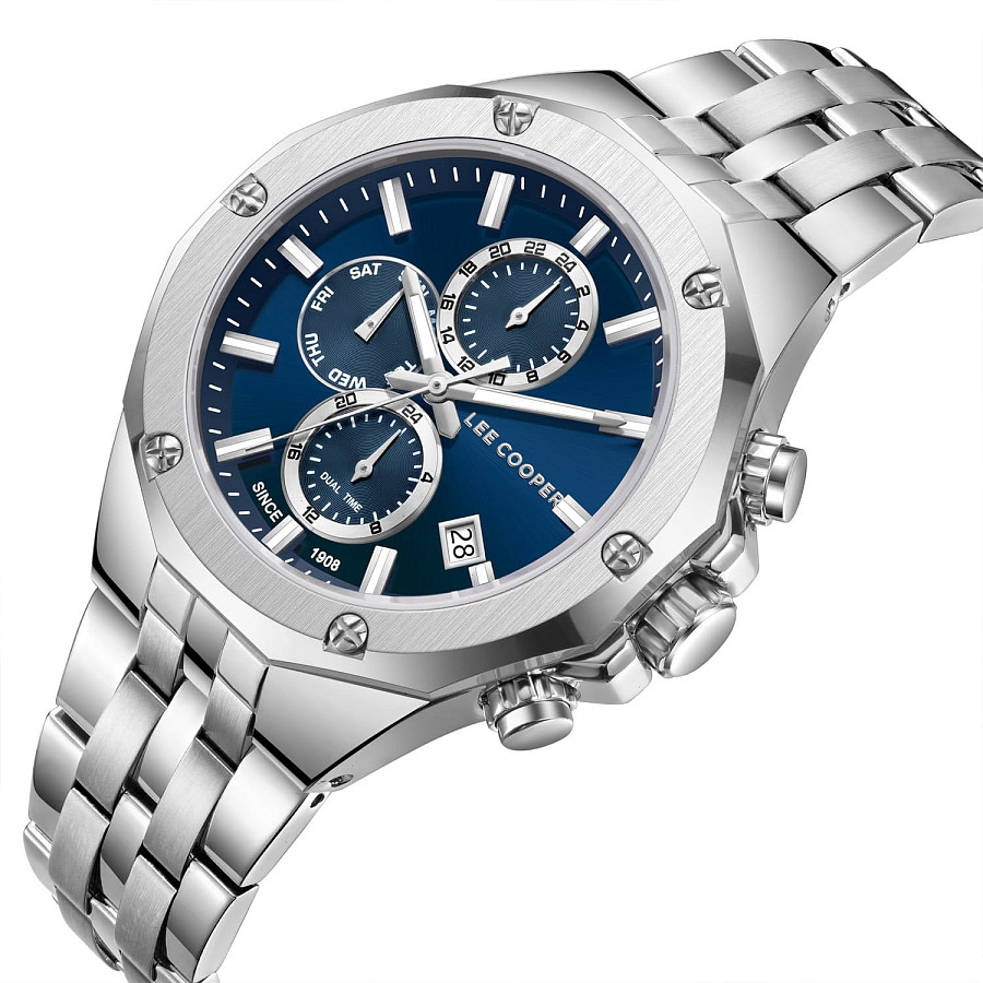 Часы Lee Cooper LC08104.390 — кварцевые, металл сталь
