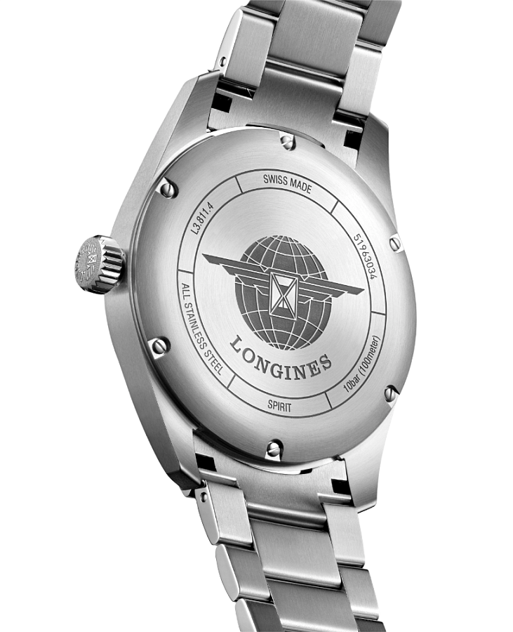 Часы Longines Spirit L3.811.4.93.6 — механические, Швейцария, мужские