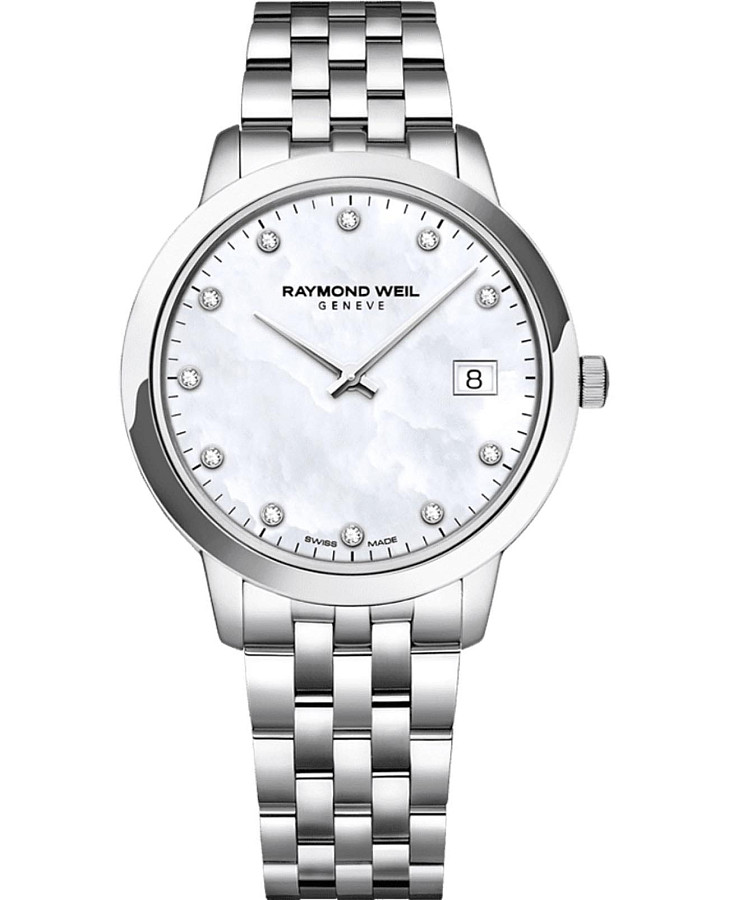Часы Raymond Weil Toccata 5385-ST-97081 — женские, белый