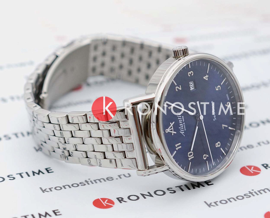 Часы Atlantic Seabase 60357.41.55 — металл сталь, Швейцария