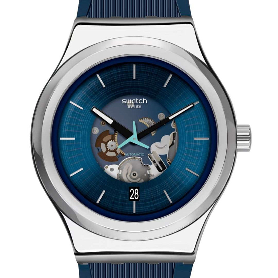 Часы Swatch Irony Sistem51 YIS430 — механические, металл сталь