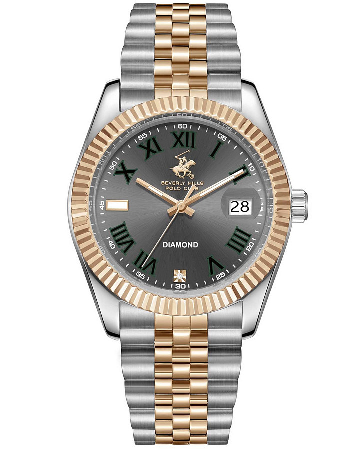 Часы Beverly Hills Polo Club BP3665X.560 — мужские, серый