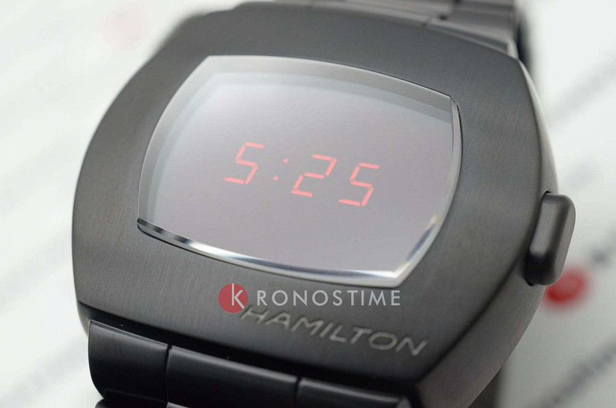 Часы Hamilton American Classic PSR Digital Quartz H52404130 — сталь, сталь c pvd покрытием