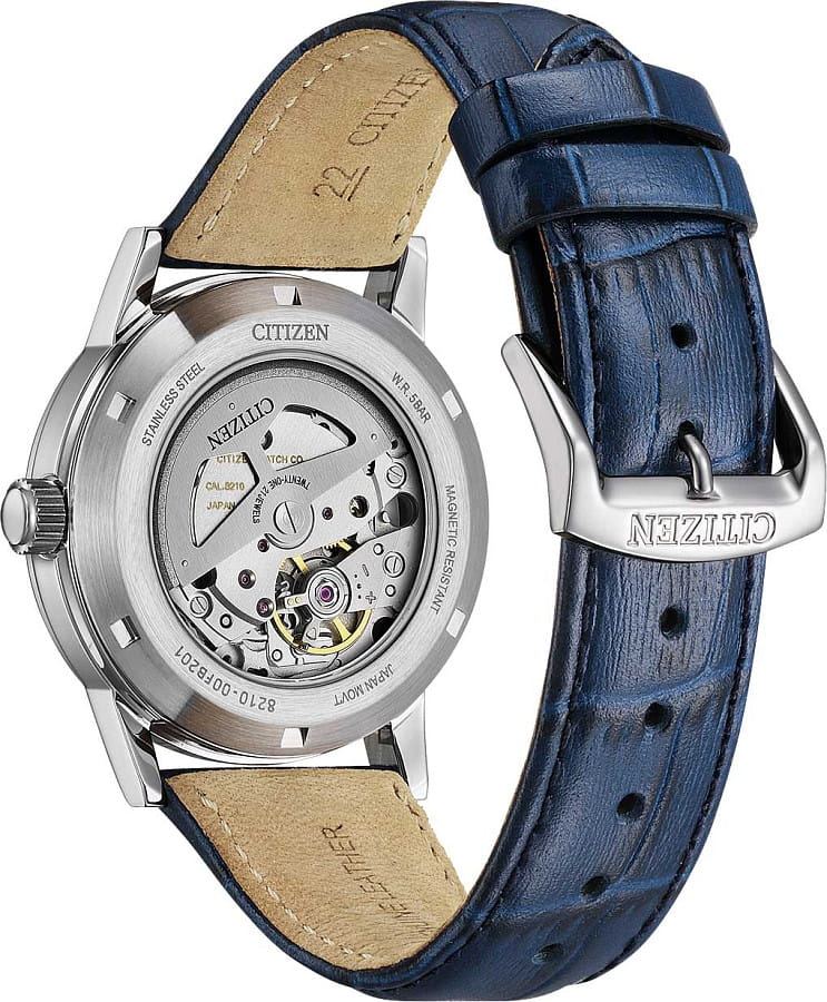 Часы Citizen Automatic NJ0210-13L — кожаный, мужские