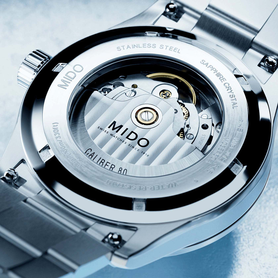 Часы Mido Multifort M Freeze M038.430.11.041.00 — сталь металл, нержавеющая сталь