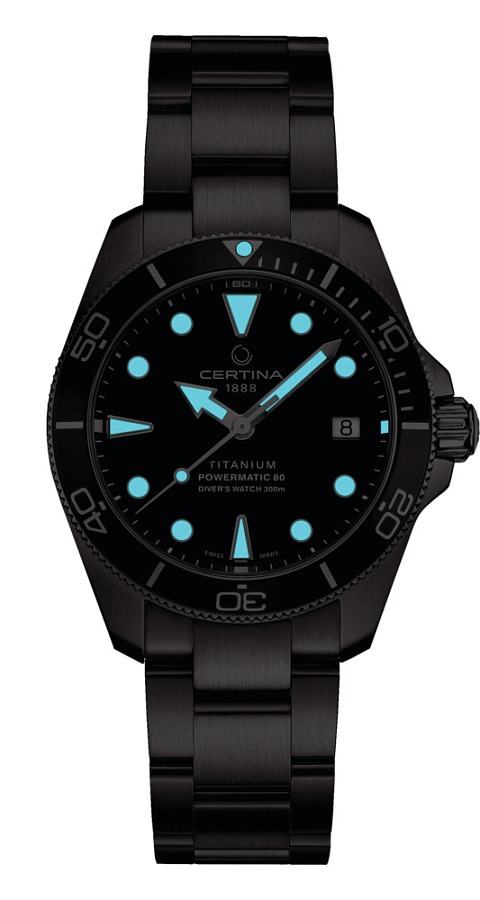 Часы Certina DS Action Diver C032.807.44.081.00 — титановый, мужские
