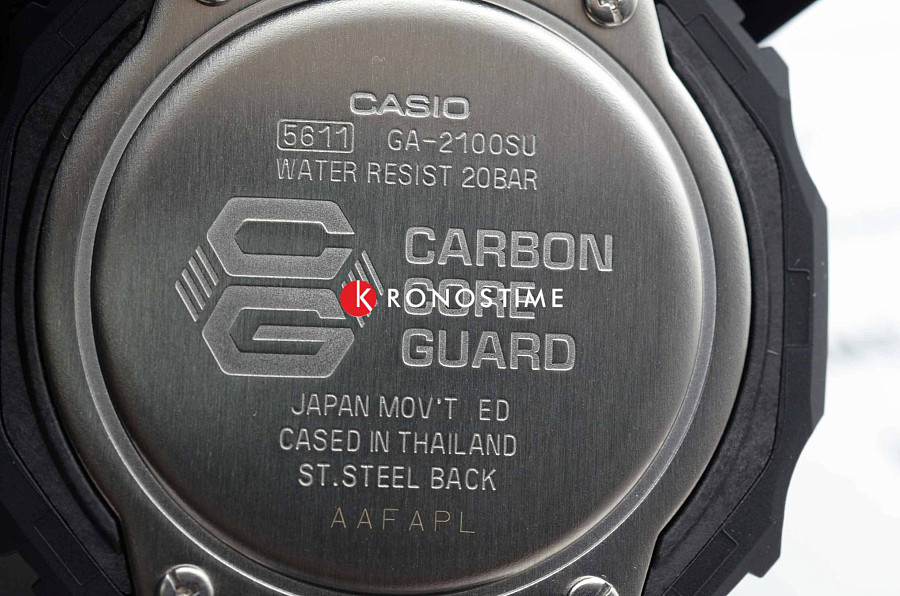 Часы Casio G-Shock GA-2100SU-1A — черный, электронные
