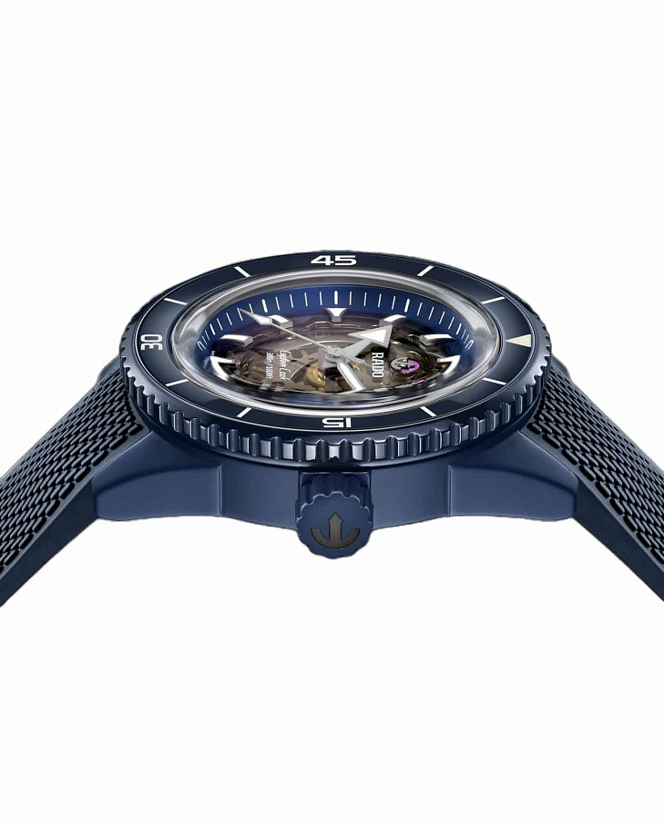 Часы Rado Captain Cook High-Tech Ceramic R32153209 — каучук, мужские