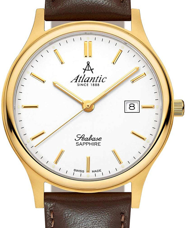 Часы Atlantic Seapair 60343.45.11 — кварцевые, сталь металл