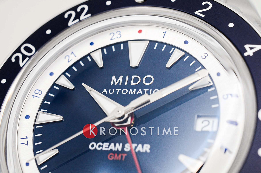 Часы Mido Ocean Star GMT Special Edition M026.829.18.041.00 — мужские, нержавеющая сталь